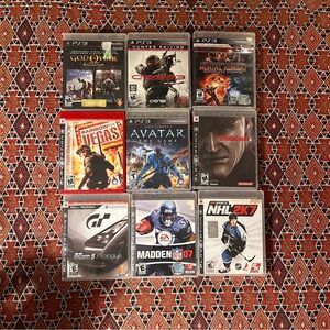 Lot of 9 Sony PS3 Games Playstation 3